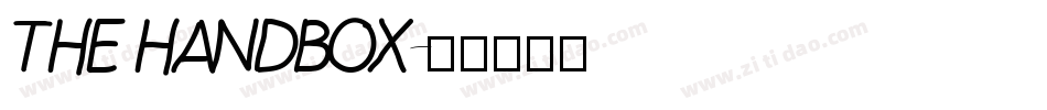 THE HANDBOX字体转换